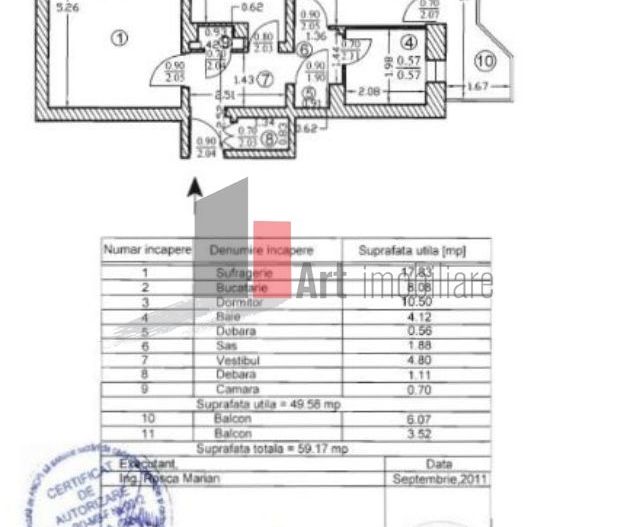 APARTAMENT 2 CAMERE  PARCUL CIRCULUI - Poză 6