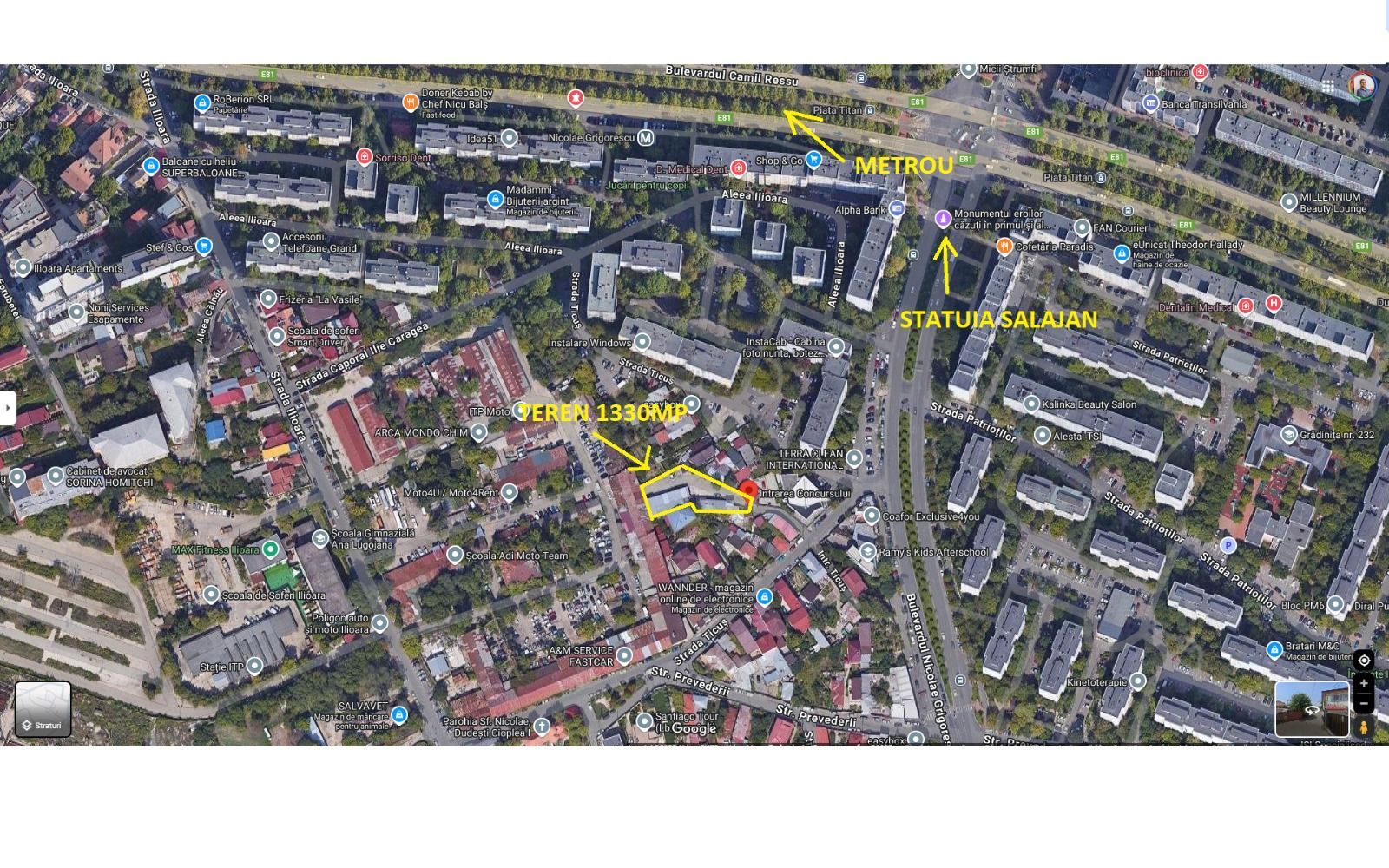 Teren 1330mp Grigorescu metrou Dristor Salajan - Poză 2