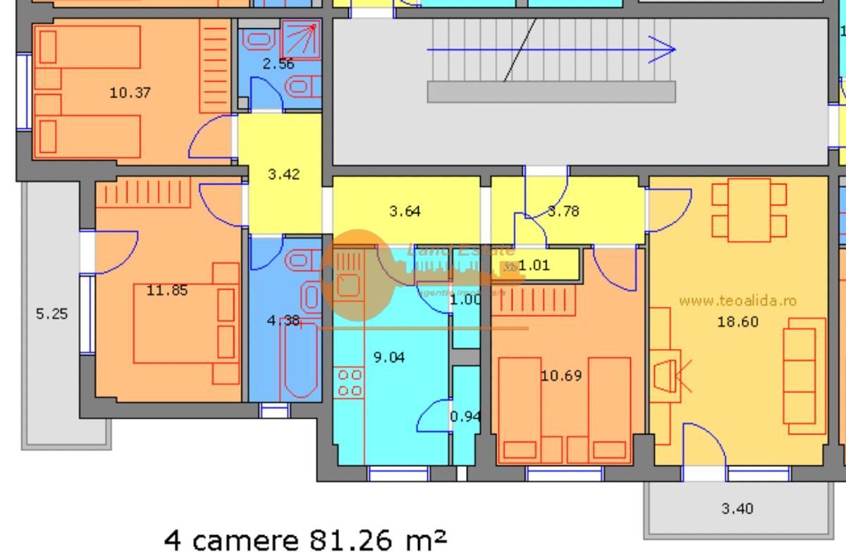 Apartament cu 4 camere in zona Tei-Maica Domnului - Poză 13