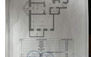 Apartament 3 camere, complet echipat, Apollo Residence, acces metrou - Schiță 17