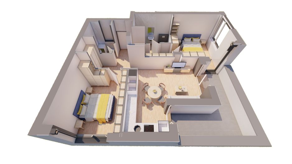 PENTHOUSE ARED cu 3 camere si terasa generoasa Comision 0 - Poză 1