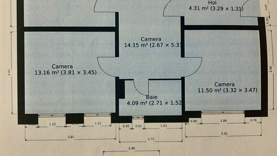 Apartament de 4 camere de vânzare cu vedere spre Punctele Cardinale - Poză 2