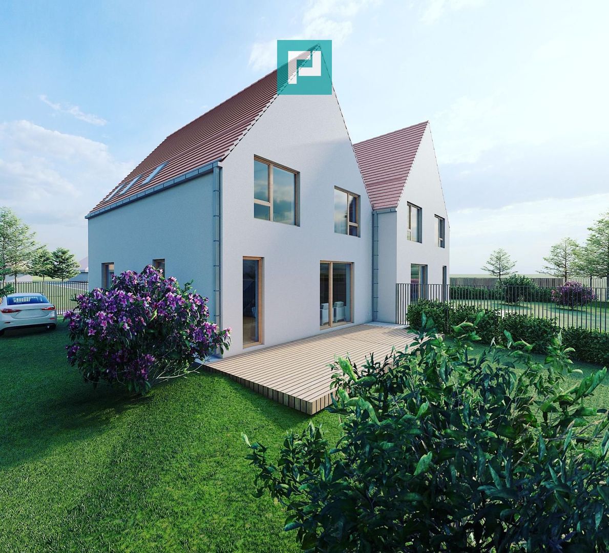 1/2 Duplex modern în Săcălaz - Poză 6