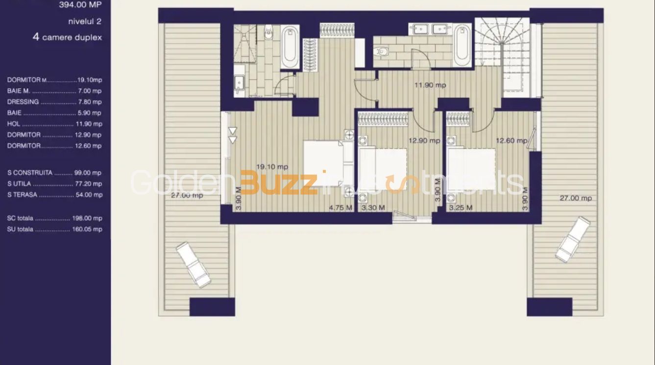 Apartament 4 camere Herăstrău | De închiriat - Schiță 22