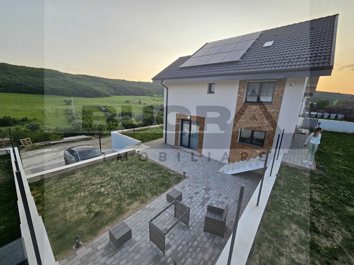 Casa exclusivista 140mp utili, prima inchiriere, 500mp teren,  Popesti - Poză 15