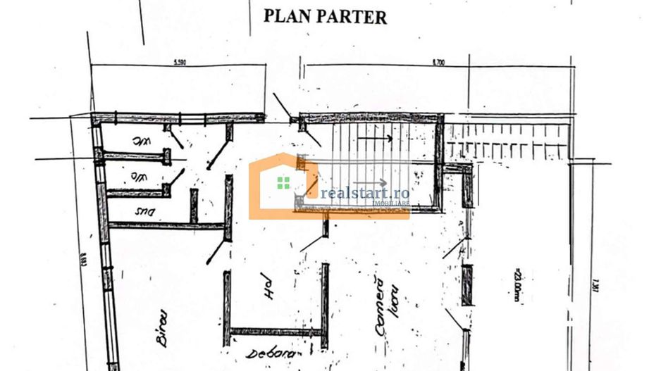 Cartier Evreiesc, vad pietonal, Ideal Atelier Design, birou/cabinet - Schiță 12