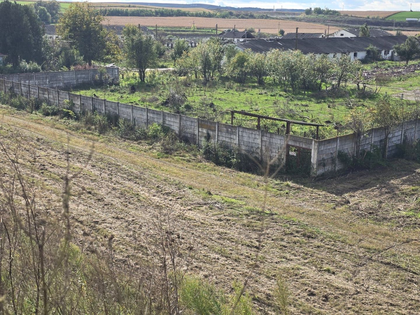 Teren+clădiri 60.000 mp.18 euro mp.deschidere la autostradă, - Poză 3