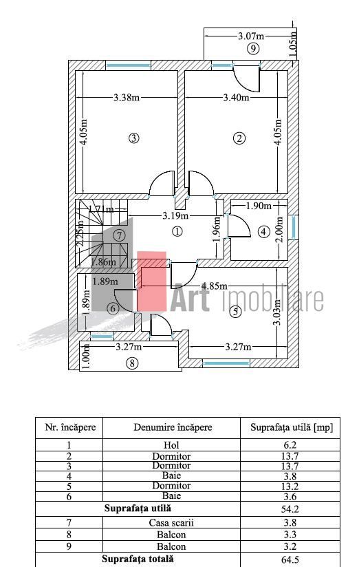 Casa curte Popesti Leordeni - A0 - Poză 3