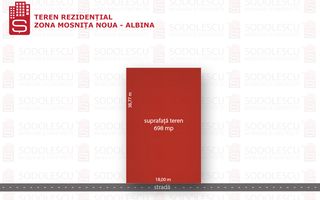 Teren Mosnita Noua - Albina - Schiță 1