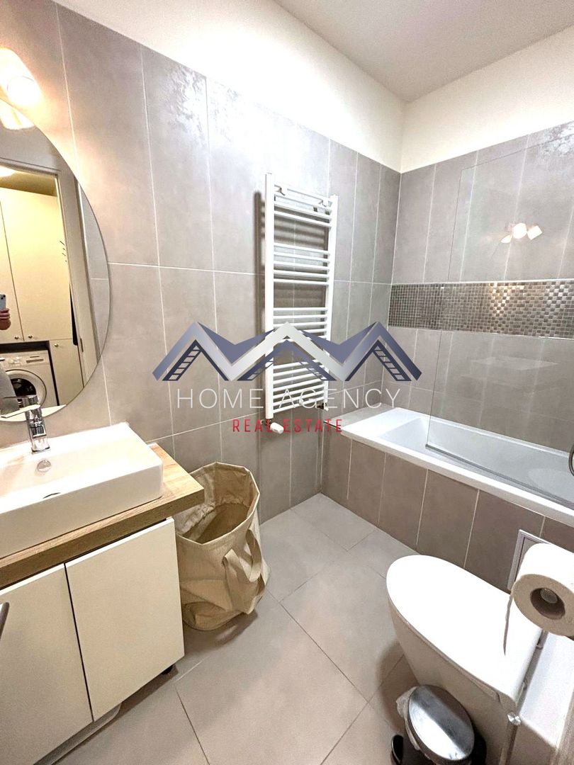 Apartament 2 camere de închiriat Otopeni, bloc nou, mobilat & utilat, parcare - Poză 14