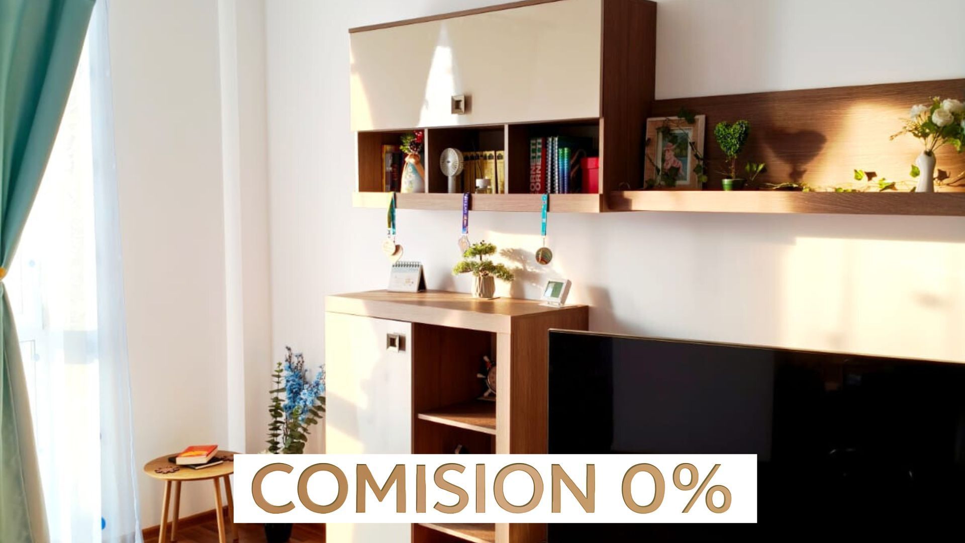 COMISION 0 | Apartament 2 camere | Etaj 2/2 | 50 mp | Dumbrăvița | - Poză 1