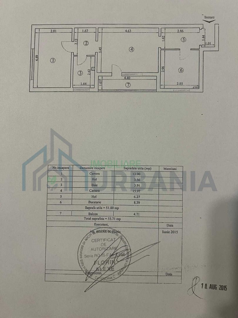 Apartament 2 camere, Tătărași, 55 mp, semidecomandat, renovat 2023, mobilat și utilat, etaj 4/4, fără risc seismic - Poză 5