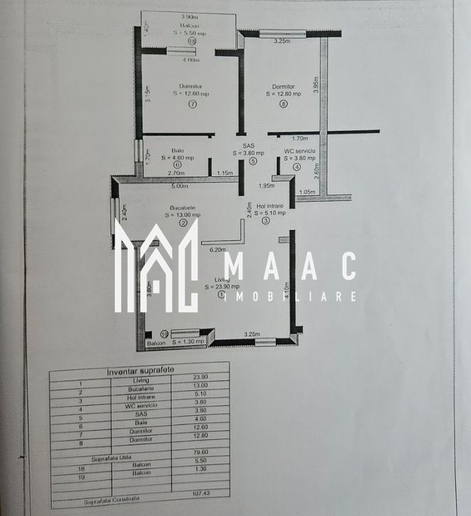 BLACK FRIDAY Apartament 3 camere | Etaj 1 | Parcare | Balcon - Poză 14