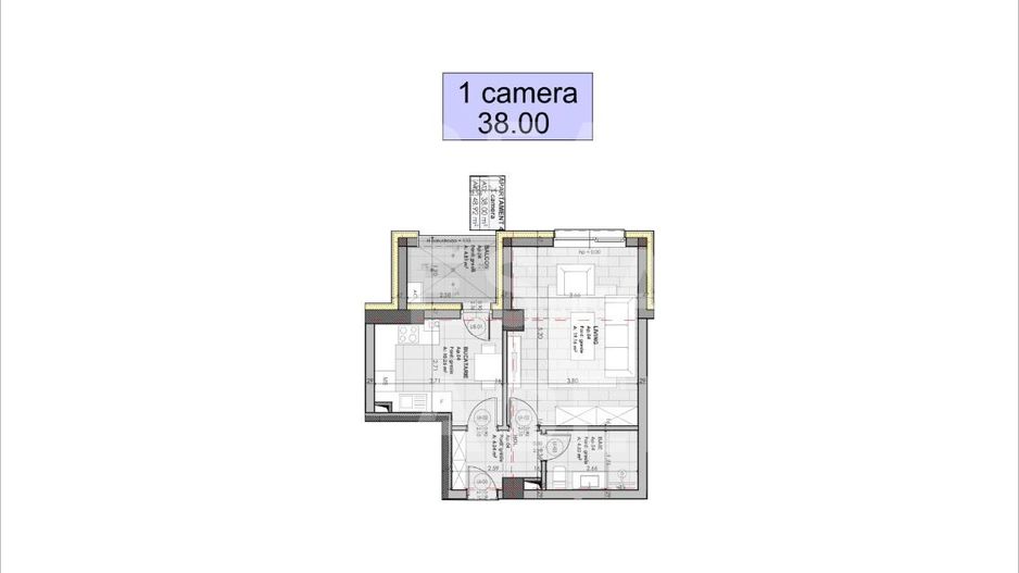 Vânzare, apartament, o cameră, Iași - Poză 2