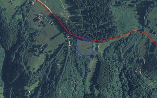 Platou montan, 6631 mp intravilan, electricitate,  langa pădure - Poză 7