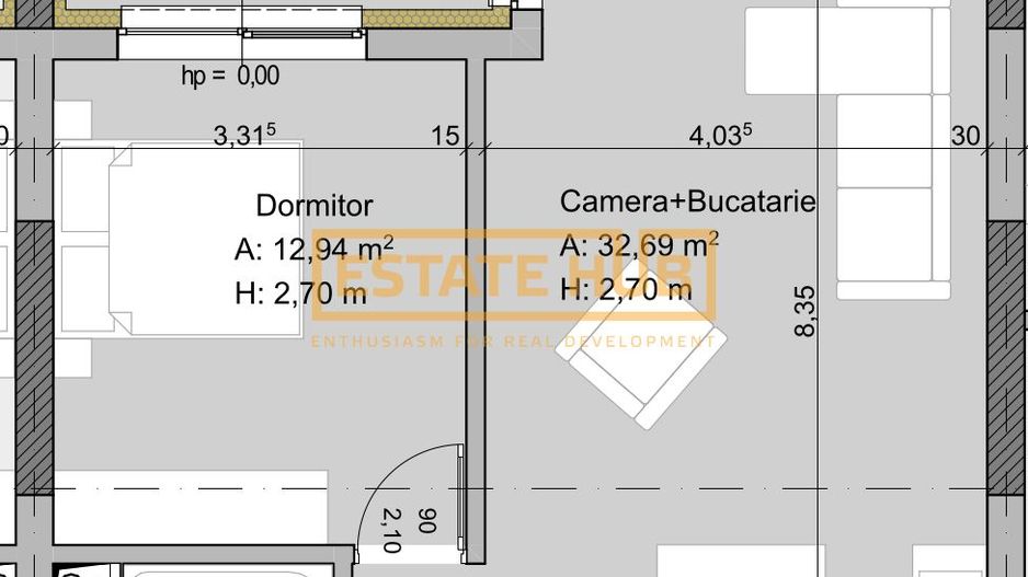 PRESALE Traian 44 | 2 camere premium | 0% comision - Poză 6