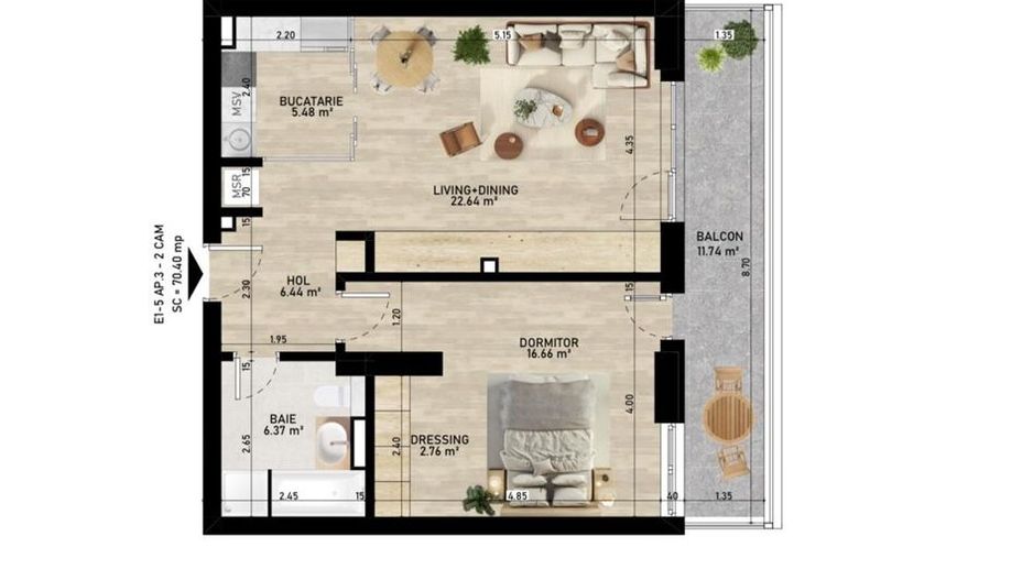 Apartament  2 camere, lux in zona exclusivista Pipera! - Poză 7