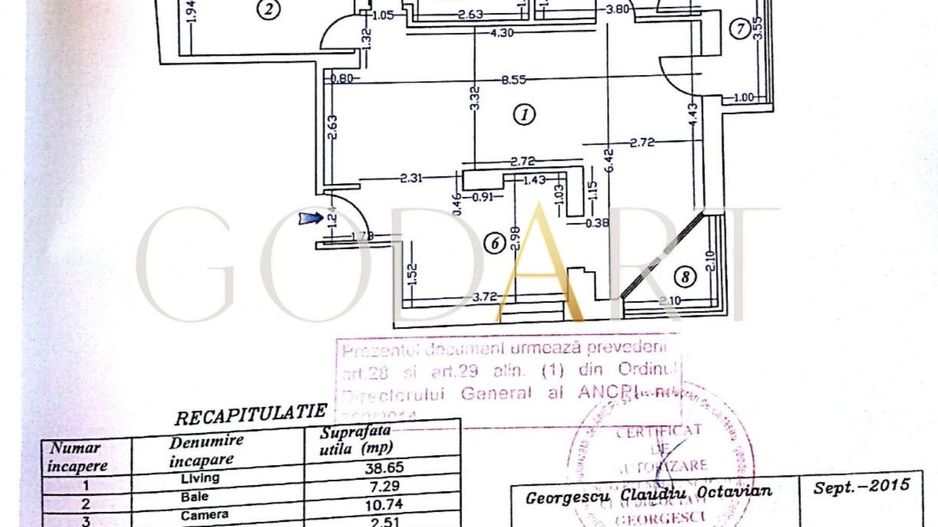 Dorobanti | 3 camere | Singur pe etaj | Lift - Poză 22