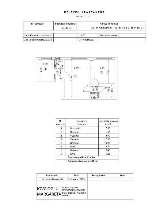 Apartament 2 camere nemobilat Victoriei-Piata Domenii T551 - Poză 11