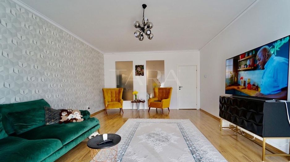 Apartament spațios, 3 camere, 100 mp, terasa, lângă Parcul Central. - Poză 1