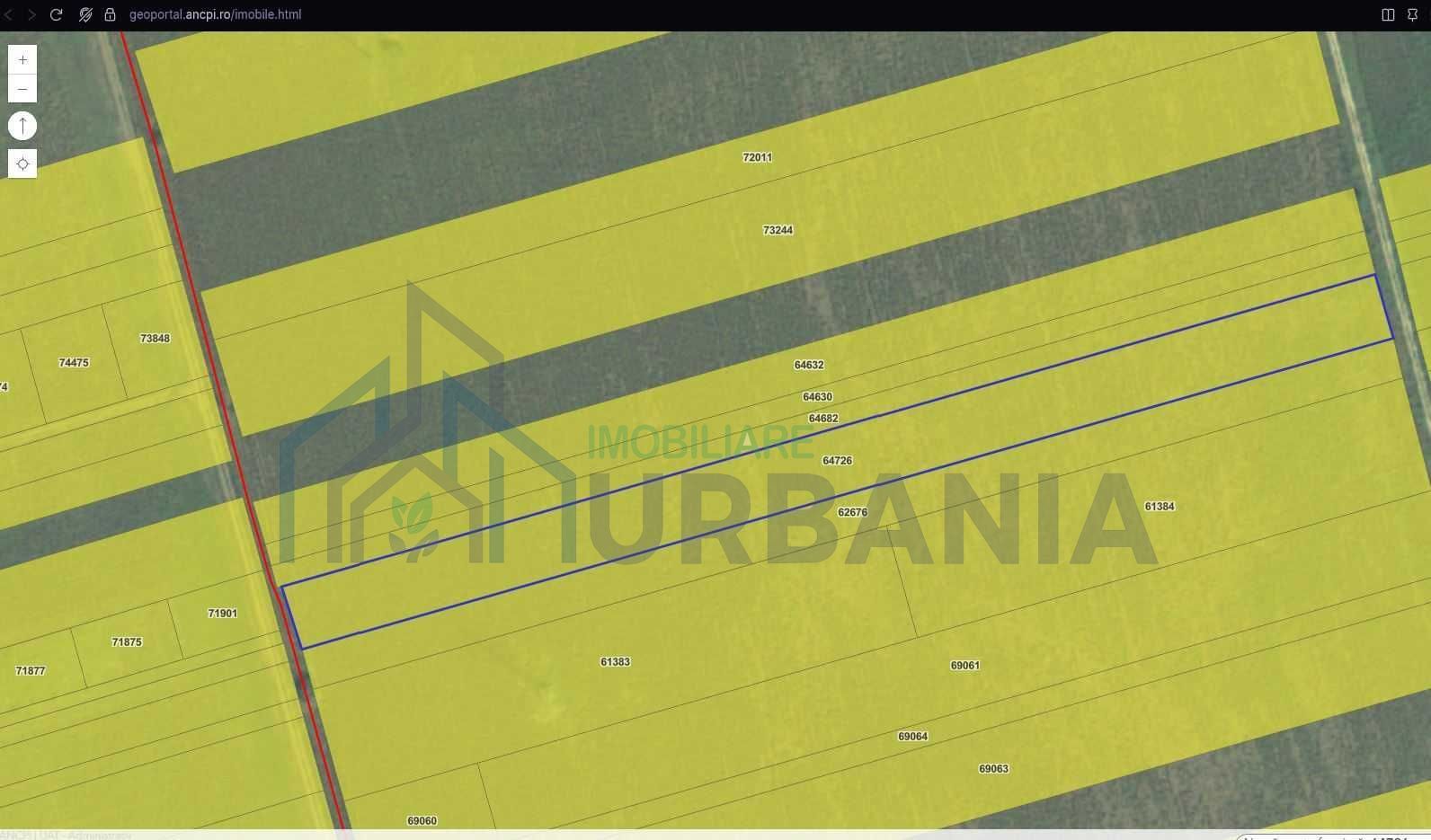 Teren intravilan de vânzare în Valea Lupului, Iași – 14.801 mp - Poză 3