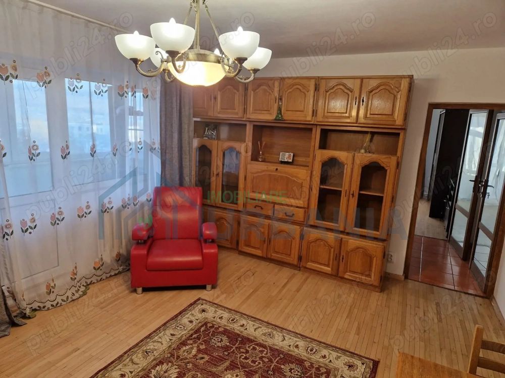 Capăt Păcurari, 3 camere, 3 balcoane, 2 bai, complet mobilat și utilat,  parcare inclusă, - Poză 1