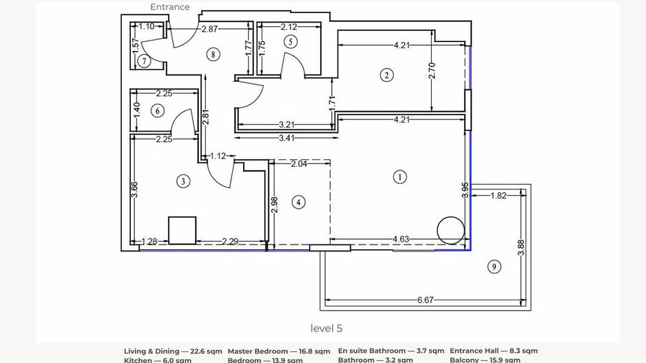 3 CAMERE || UpSite FLOREASCA+boxa si loc de parcare incluse 500.000 +TVA - Schiță 16