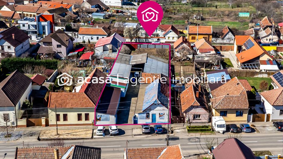 Casă + spațiu comercial + teren 1.358 mp | 2 fronturi stradale - Poză 1