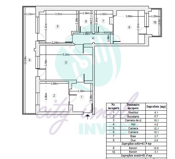 3 camere Obor – Ferdinand | Parter înalt - Poză 3