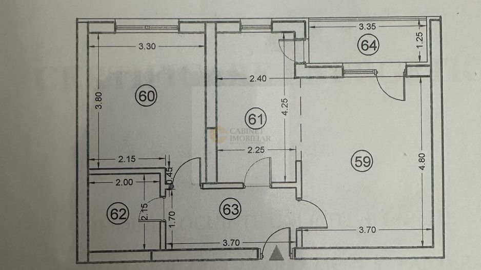 2 Camere - 56MP | Decomadat - Bloc Nou 2017 | 21 Residence - Poză 15