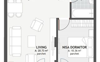 Apartament Decomandat cu 2 Camere,  Florești – Zona Eroilor - Poză 6