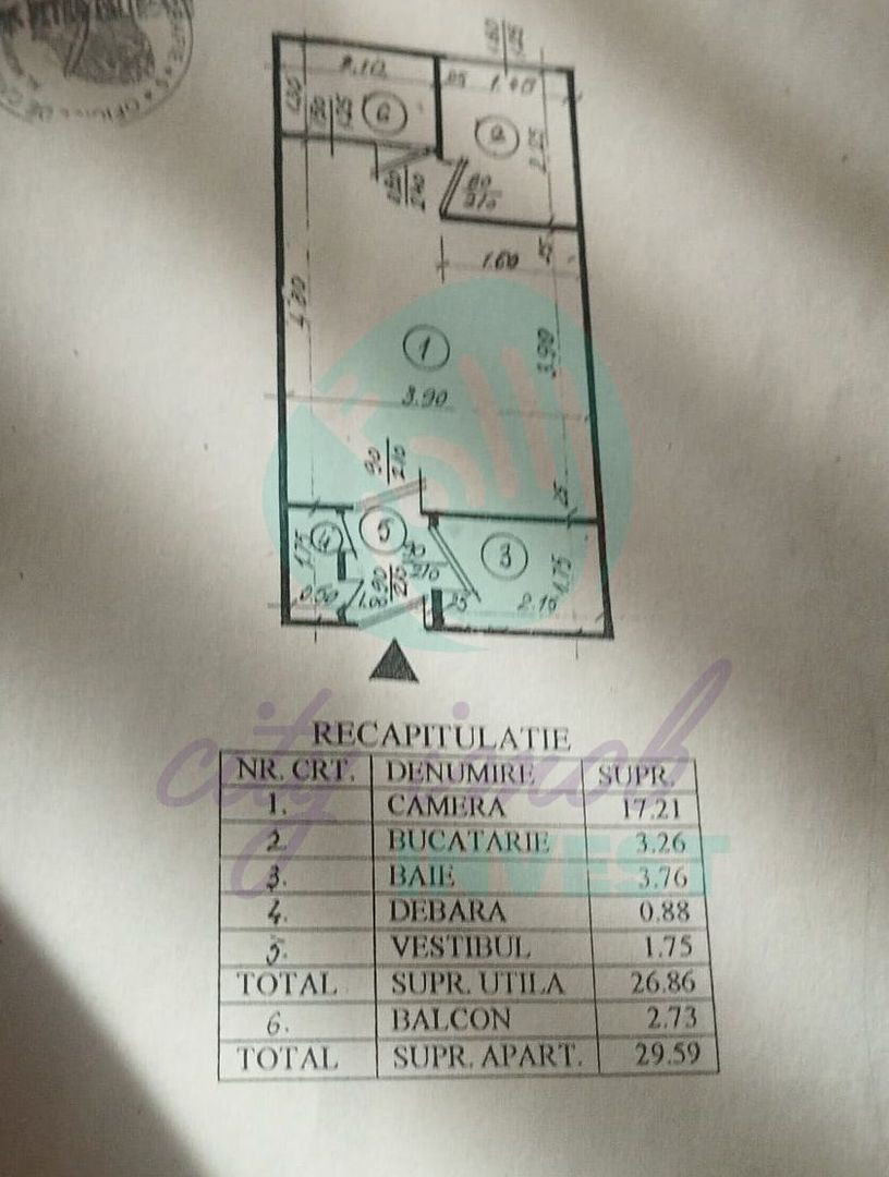 Garsonieră utilată, vedere panoramică – Giurgiului - Poză 3