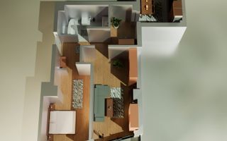 Tomis Nord/Carrefour -Perpetum Residence III-Apartament cu 2 camere,  bloc nou. - Poză 1