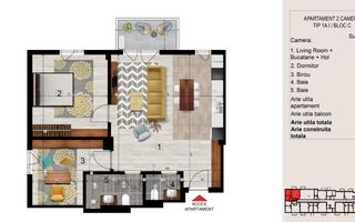 Apartament studio 2/ 3/ 4 camere cu parcare zona Baneasa - Poză 3