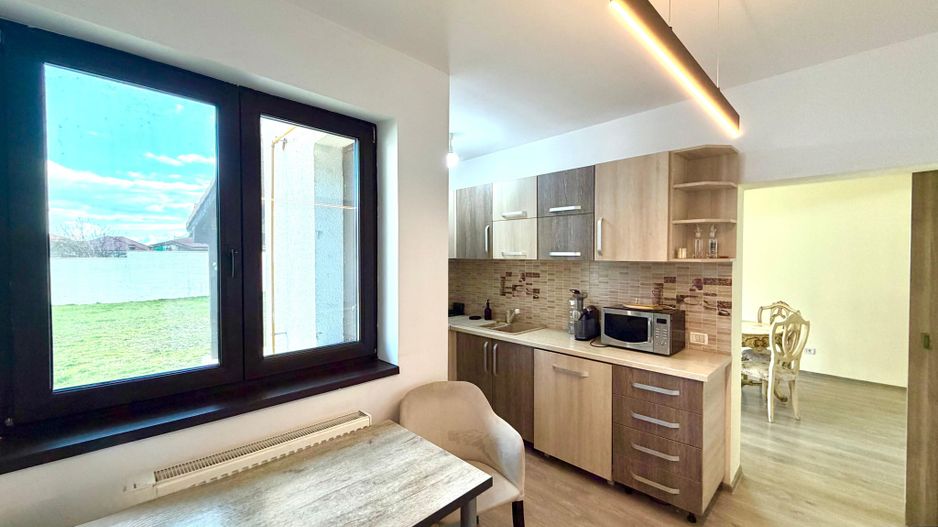 1100 e/ mp - Casa individuala  - 700 mp teren - la asfalt - Sacalaz - Poză 4