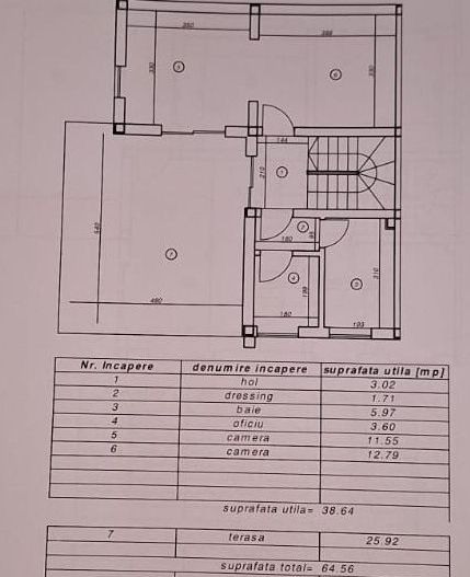 Casă individuală P+1+M cu garaj și terase spațioase – Otopeni Central - Schiță 14