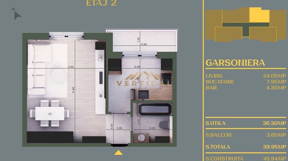 Vanzari Garsoniere si apartamente in Rate - Berceni/IF - Poză 1