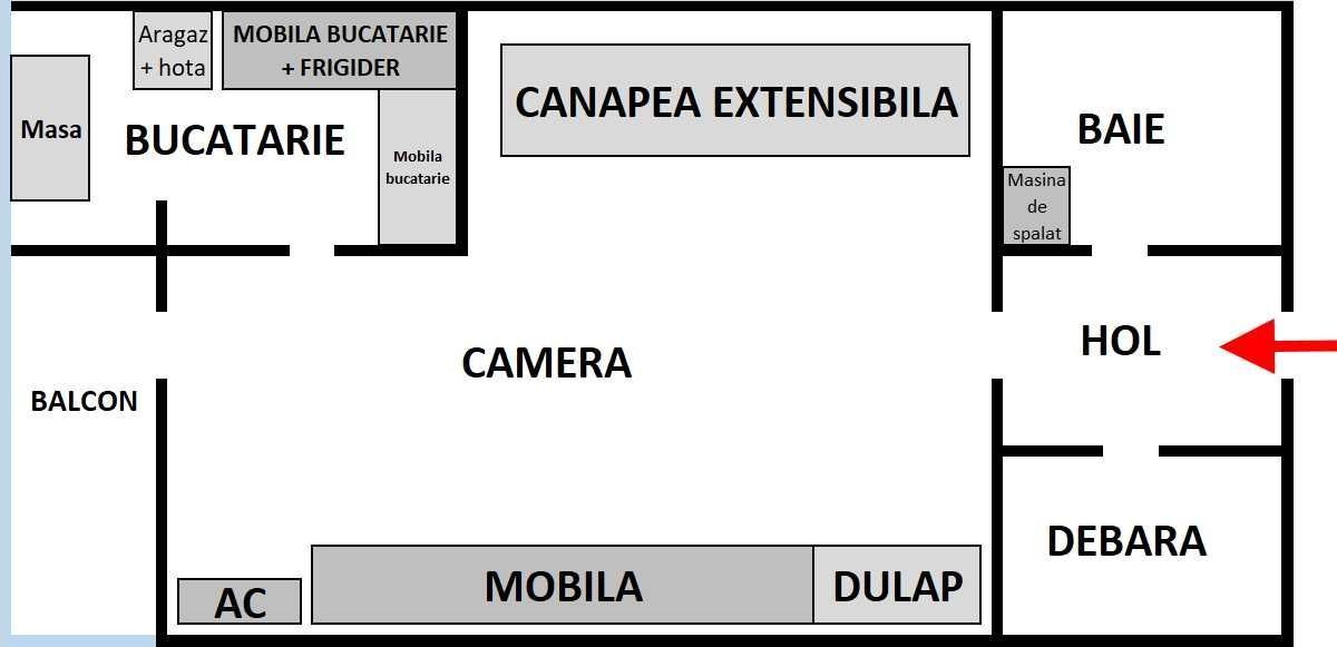 Garsonieră renovată, lângă parc IOR si Park Lake, etaj 11, vedere panoramică - Poză 8