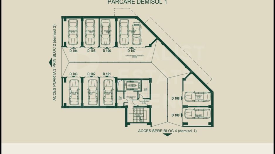 Vânzare, apartament 3 camere, complexul SEVEN Park - Ialoveni - Poză 9