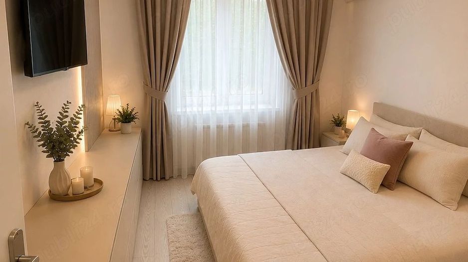 3 camere, 57 mp, renovat integral, mobilat, Titan - Poză 3