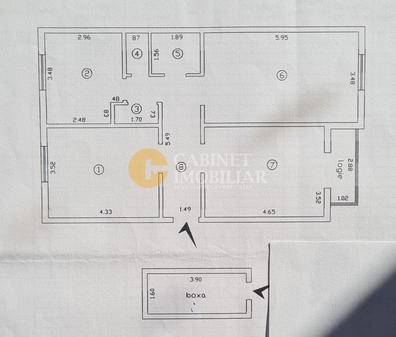 COPOU - 4 CAMERE DECOMANDAT - 78MP - FARA RISC SEISMIC - Poză 1