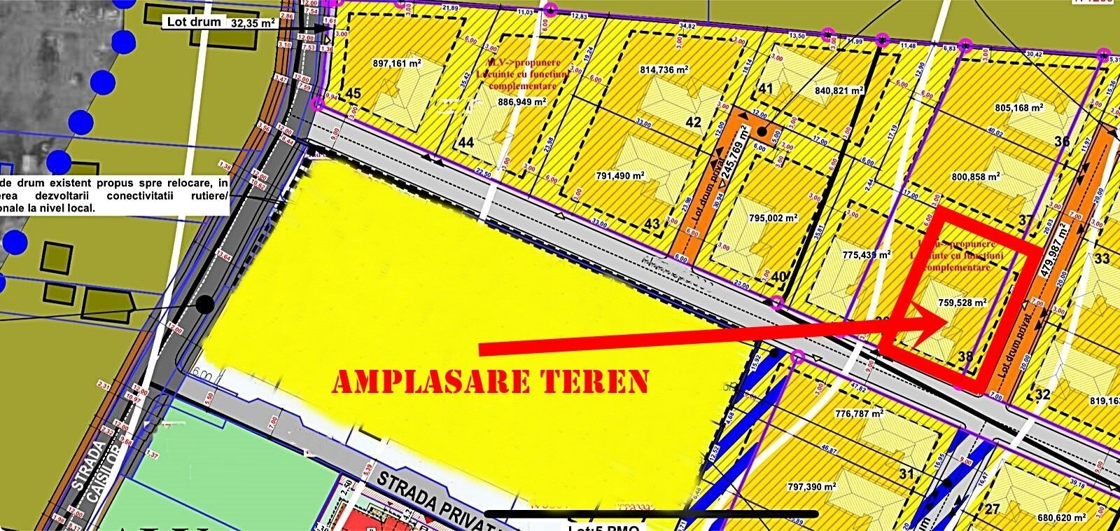 Teren intravilan 760 mp de vânzare pe strada Caișilor, Oradea - Poză 1