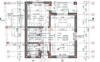 Casă individuală modernă – 3 dormitoare – terasă – carport – teren 400 mp - Schiță 3