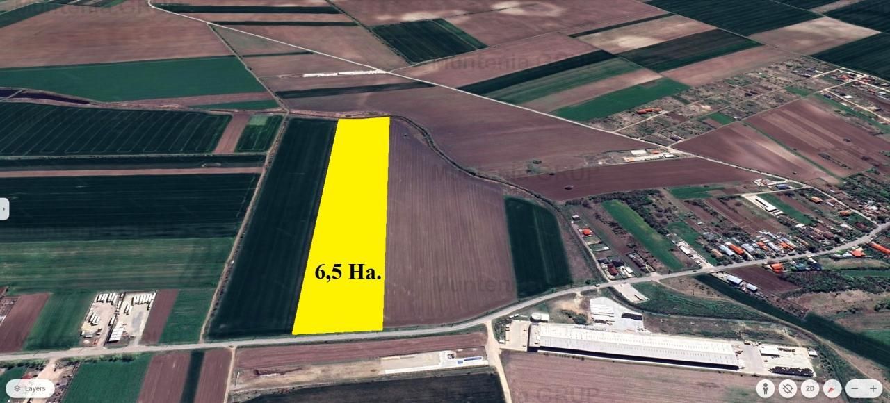 Unicat ! Dascalu, 65.000 mp. teren cu deschidere de 102 ml. la DJ 200 - Poză 1