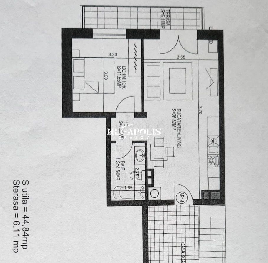 Apartament 2 camere | Priveliște inedită | Loc de parcare - Poză 8