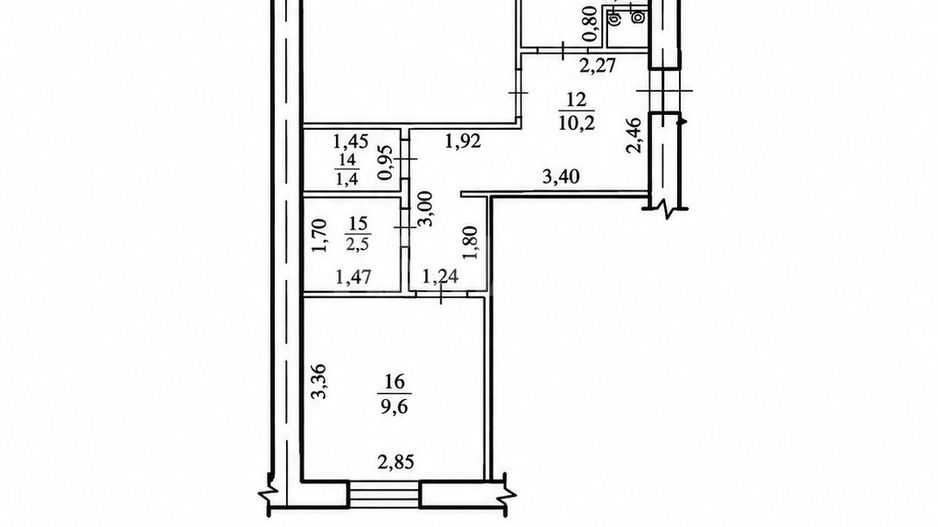 APARTAMENT CU 2 CAMERE | 51,9 m² | CENTRUL ORAȘULUI ANENII NOI - Poză 20