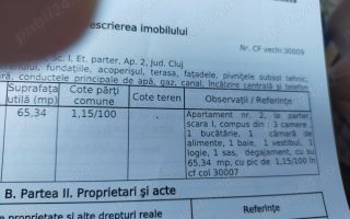 Vând ap 3 camere conf 1 - Poză 1