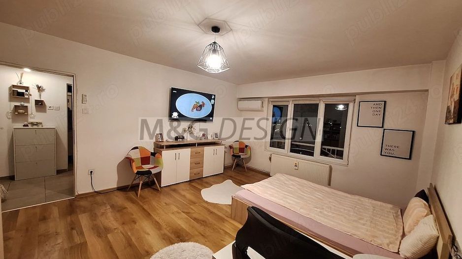 Apartament 1 camera,  Modern-Dorobantilor, 38mp cu centrala - Poză 4