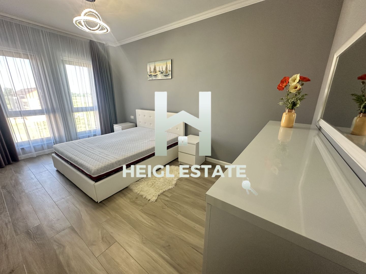 Heigl Estate vă propune spre închiriere un apartament cu 2 camere si piscina - Poză 8