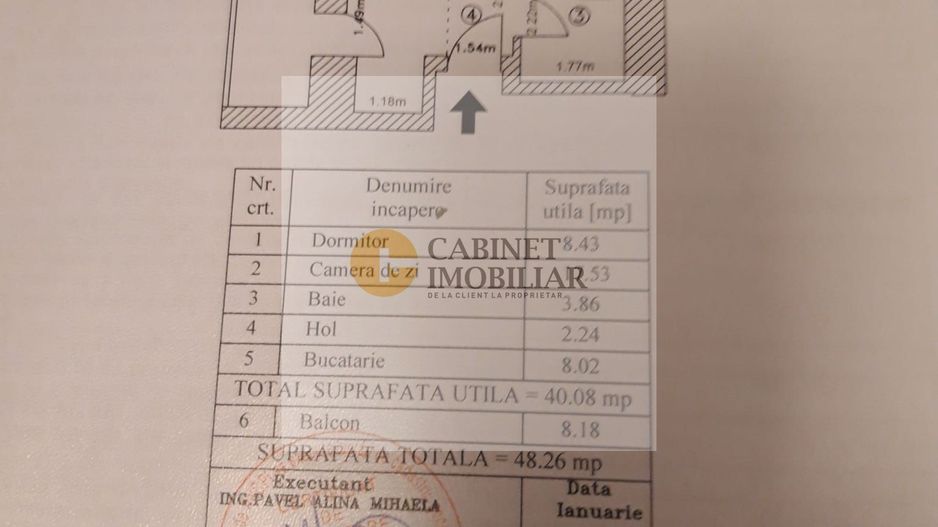 2 Camere-50MP | Decomandat | 2017 | Credit | 2/9 | M Grozavesti-5 min - Schiță 9